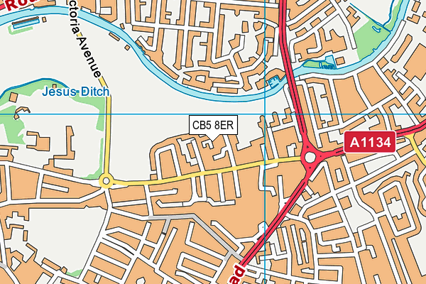 CB5 8ER map - OS VectorMap District (Ordnance Survey) CB5 8ER map - OS VectorMap District (Ordnance Survey)