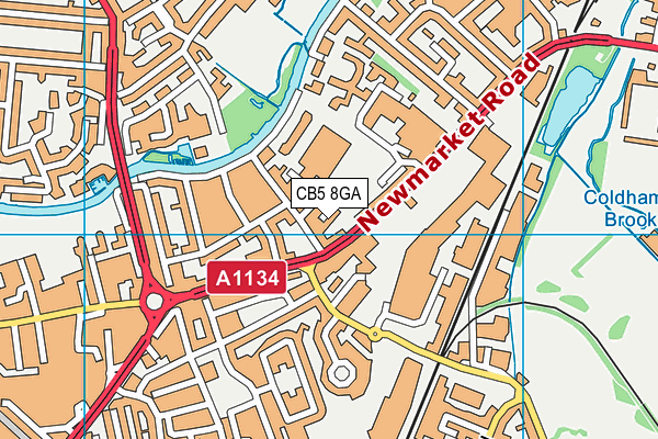 CB5 8GA map - OS VectorMap District (Ordnance Survey) CB5 8GA map - OS VectorMap District (Ordnance Survey)
