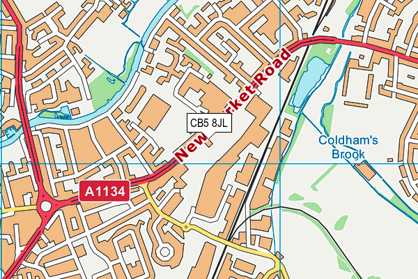 CB5 8JL map - OS VectorMap District (Ordnance Survey) CB5 8JL map - OS VectorMap District (Ordnance Survey)
