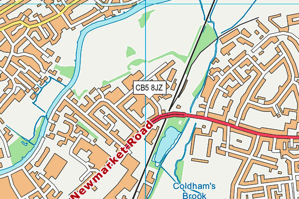 CB5 8JZ map - OS VectorMap District (Ordnance Survey) CB5 8JZ map - OS VectorMap District (Ordnance Survey)