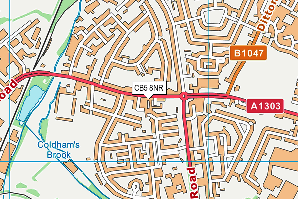 CB5 8NR map - OS VectorMap District (Ordnance Survey) CB5 8NR map - OS VectorMap District (Ordnance Survey)