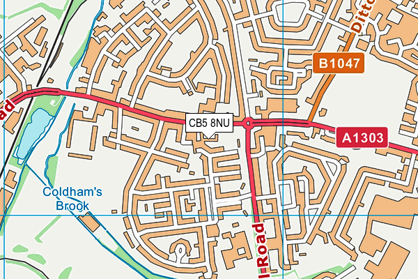 CB5 8NU map - OS VectorMap District (Ordnance Survey) CB5 8NU map - OS VectorMap District (Ordnance Survey)
