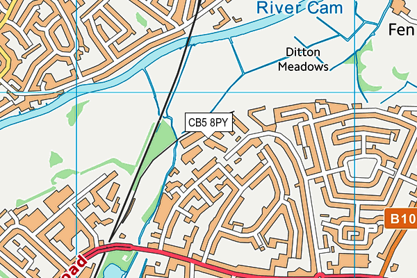CB5 8PY map - OS VectorMap District (Ordnance Survey) CB5 8PY map - OS VectorMap District (Ordnance Survey)