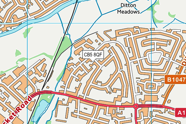 CB5 8QF map - OS VectorMap District (Ordnance Survey) CB5 8QF map - OS VectorMap District (Ordnance Survey)