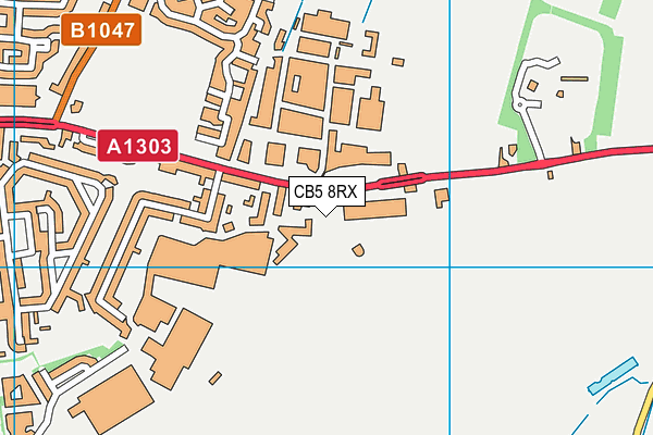 CB5 8RX map - OS VectorMap District (Ordnance Survey) CB5 8RX map - OS VectorMap District (Ordnance Survey)