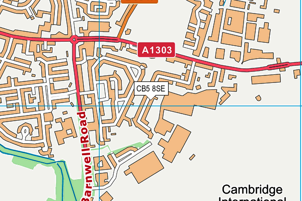 CB5 8SE map - OS VectorMap District (Ordnance Survey) CB5 8SE map - OS VectorMap District (Ordnance Survey)