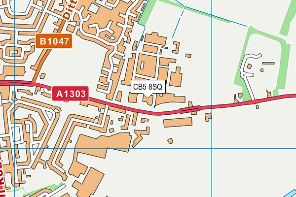 CB5 8SQ map - OS VectorMap District (Ordnance Survey) CB5 8SQ map - OS VectorMap District (Ordnance Survey)