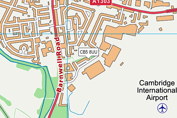 CB5 8UU map - OS VectorMap District (Ordnance Survey) CB5 8UU map - OS VectorMap District (Ordnance Survey)