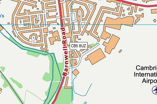 CB5 8UZ map - OS VectorMap District (Ordnance Survey) CB5 8UZ map - OS VectorMap District (Ordnance Survey)