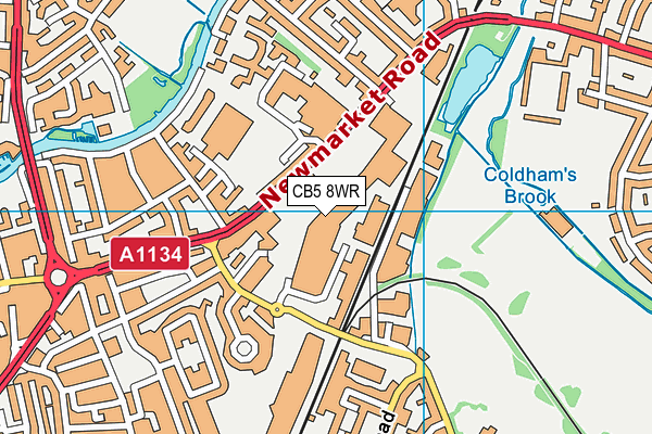 CB5 8WR map - OS VectorMap District (Ordnance Survey) CB5 8WR map - OS VectorMap District (Ordnance Survey)