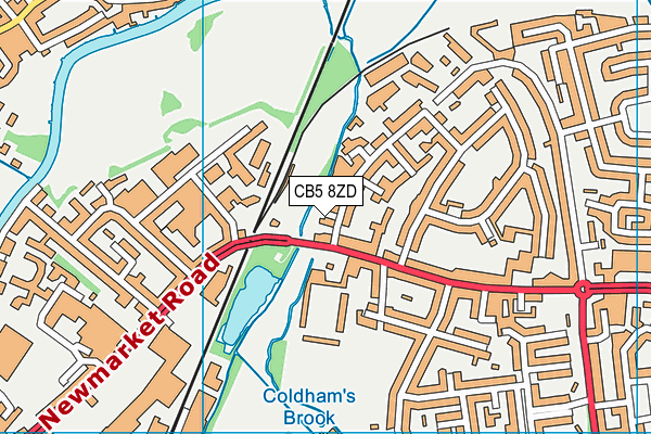 CB5 8ZD map - OS VectorMap District (Ordnance Survey) CB5 8ZD map - OS VectorMap District (Ordnance Survey)
