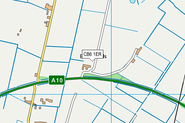 CB6 1ER map - OS VectorMap District (Ordnance Survey) CB6 1ER map - OS VectorMap District (Ordnance Survey)