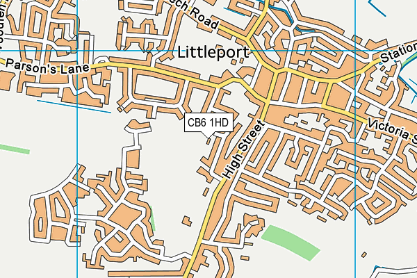 CB6 1HD map - OS VectorMap District (Ordnance Survey) CB6 1HD map - OS VectorMap District (Ordnance Survey)