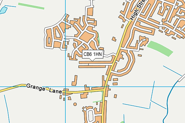 CB6 1HN map - OS VectorMap District (Ordnance Survey) CB6 1HN map - OS VectorMap District (Ordnance Survey)