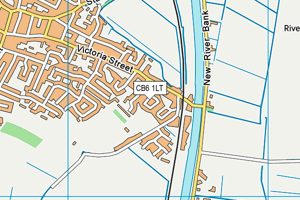 CB6 1LT map - OS VectorMap District (Ordnance Survey) CB6 1LT map - OS VectorMap District (Ordnance Survey)