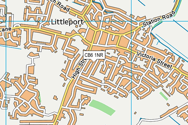 CB6 1NR map - OS VectorMap District (Ordnance Survey) CB6 1NR map - OS VectorMap District (Ordnance Survey)