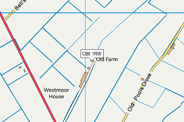 CB6 1RW map - OS VectorMap District (Ordnance Survey) CB6 1RW map - OS VectorMap District (Ordnance Survey)