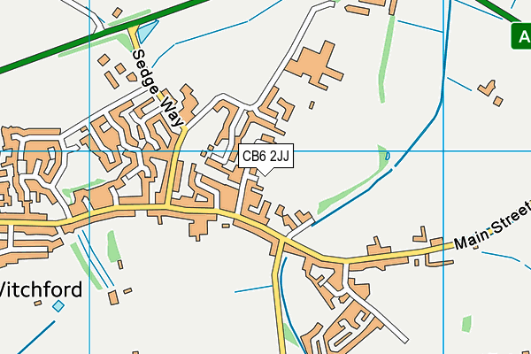 CB6 2JJ map - OS VectorMap District (Ordnance Survey) CB6 2JJ map - OS VectorMap District (Ordnance Survey)