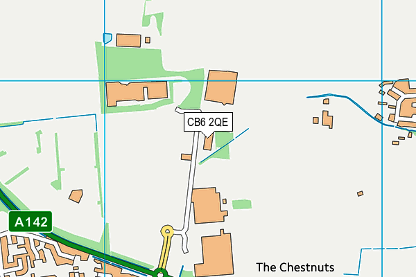 CB6 2QE map - OS VectorMap District (Ordnance Survey) CB6 2QE map - OS VectorMap District (Ordnance Survey)