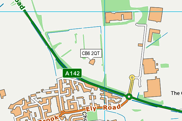 CB6 2QT map - OS VectorMap District (Ordnance Survey) CB6 2QT map - OS VectorMap District (Ordnance Survey)