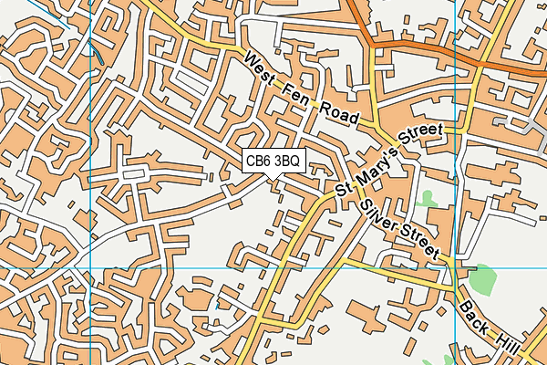 CB6 3BQ map - OS VectorMap District (Ordnance Survey) CB6 3BQ map - OS VectorMap District (Ordnance Survey)