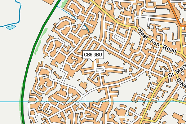 CB6 3BU map - OS VectorMap District (Ordnance Survey) CB6 3BU map - OS VectorMap District (Ordnance Survey)