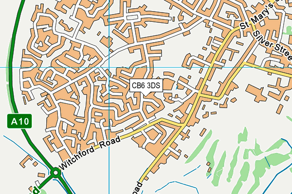 CB6 3DS map - OS VectorMap District (Ordnance Survey) CB6 3DS map - OS VectorMap District (Ordnance Survey)