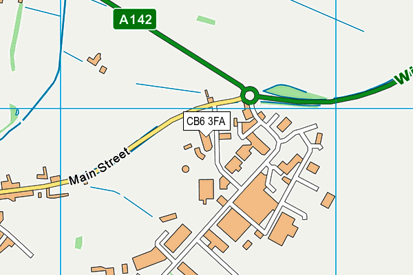 CB6 3FA map - OS VectorMap District (Ordnance Survey) CB6 3FA map - OS VectorMap District (Ordnance Survey)