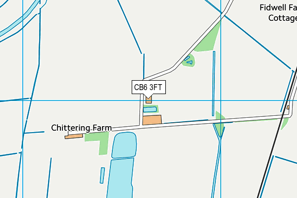 CB6 3FT map - OS VectorMap District (Ordnance Survey) CB6 3FT map - OS VectorMap District (Ordnance Survey)