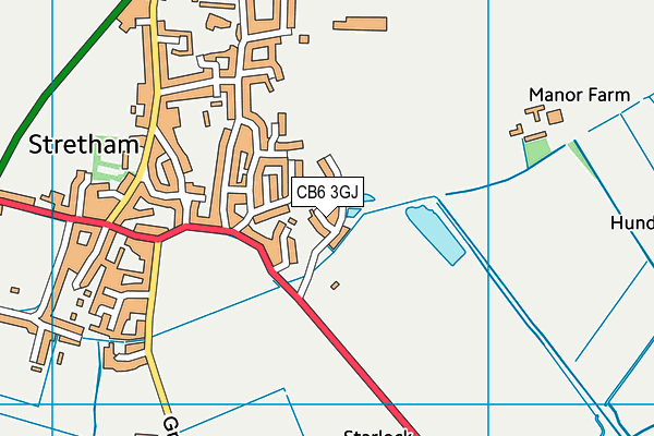 CB6 3GJ map - OS VectorMap District (Ordnance Survey) CB6 3GJ map - OS VectorMap District (Ordnance Survey)