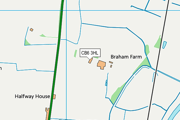 CB6 3HL map - OS VectorMap District (Ordnance Survey) CB6 3HL map - OS VectorMap District (Ordnance Survey)