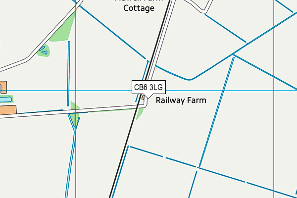 CB6 3LG map - OS VectorMap District (Ordnance Survey) CB6 3LG map - OS VectorMap District (Ordnance Survey)