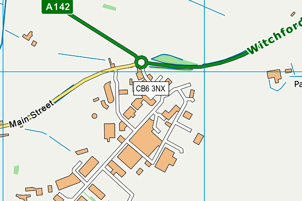 CB6 3NX map - OS VectorMap District (Ordnance Survey) CB6 3NX map - OS VectorMap District (Ordnance Survey)