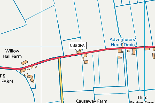 CB6 3PA map - OS VectorMap District (Ordnance Survey) CB6 3PA map - OS VectorMap District (Ordnance Survey)