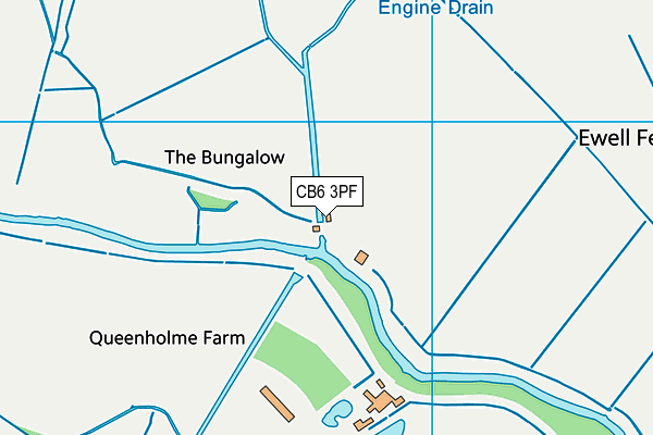 CB6 3PF map - OS VectorMap District (Ordnance Survey) CB6 3PF map - OS VectorMap District (Ordnance Survey)