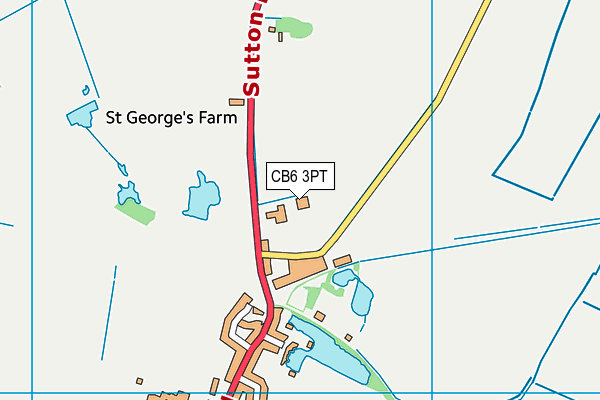 CB6 3PT map - OS VectorMap District (Ordnance Survey) CB6 3PT map - OS VectorMap District (Ordnance Survey)