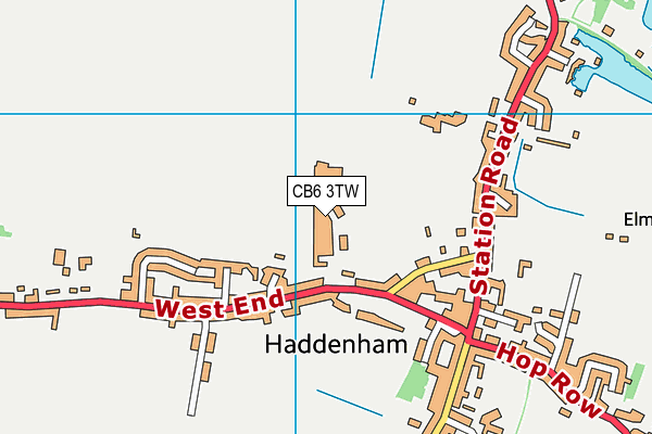 CB6 3TW map - OS VectorMap District (Ordnance Survey) CB6 3TW map - OS VectorMap District (Ordnance Survey)