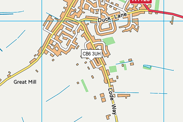 CB6 3UH map - OS VectorMap District (Ordnance Survey) CB6 3UH map - OS VectorMap District (Ordnance Survey)