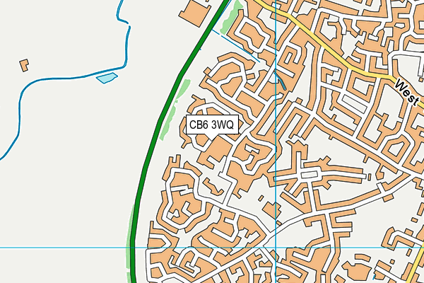 CB6 3WQ map - OS VectorMap District (Ordnance Survey) CB6 3WQ map - OS VectorMap District (Ordnance Survey)