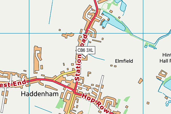 CB6 3XL map - OS VectorMap District (Ordnance Survey) CB6 3XL map - OS VectorMap District (Ordnance Survey)