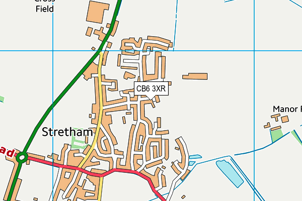 CB6 3XR map - OS VectorMap District (Ordnance Survey) CB6 3XR map - OS VectorMap District (Ordnance Survey)