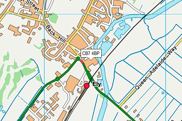 CB7 4BP map - OS VectorMap District (Ordnance Survey) CB7 4BP map - OS VectorMap District (Ordnance Survey)