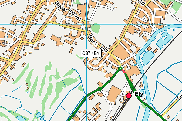 CB7 4BY map - OS VectorMap District (Ordnance Survey) CB7 4BY map - OS VectorMap District (Ordnance Survey)