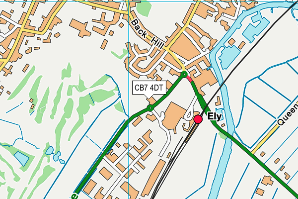 CB7 4DT map - OS VectorMap District (Ordnance Survey) CB7 4DT map - OS VectorMap District (Ordnance Survey)