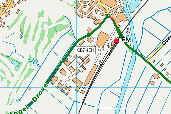 CB7 4EH map - OS VectorMap District (Ordnance Survey) CB7 4EH map - OS VectorMap District (Ordnance Survey)