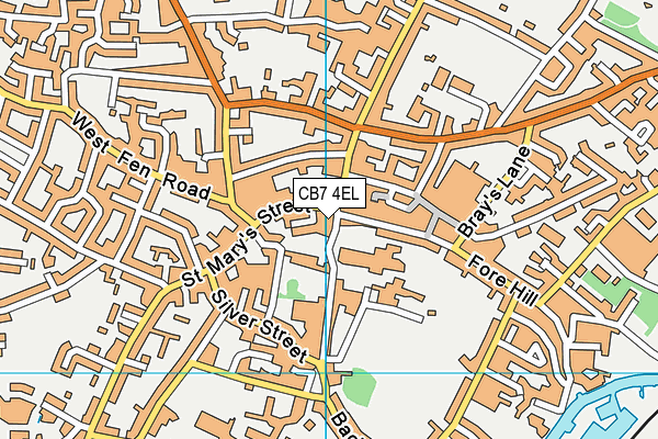 CB7 4EL map - OS VectorMap District (Ordnance Survey) CB7 4EL map - OS VectorMap District (Ordnance Survey)