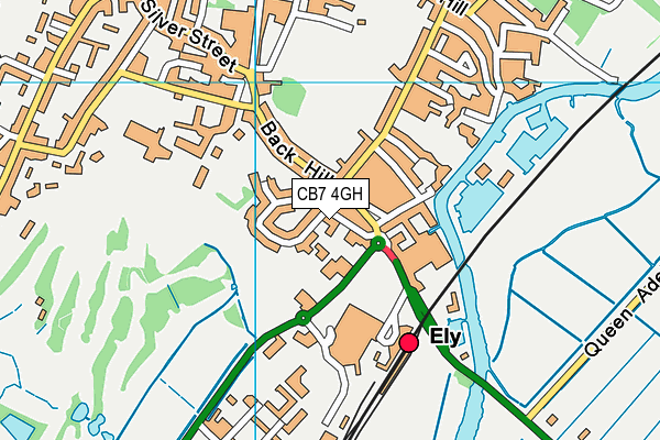 CB7 4GH map - OS VectorMap District (Ordnance Survey) CB7 4GH map - OS VectorMap District (Ordnance Survey)