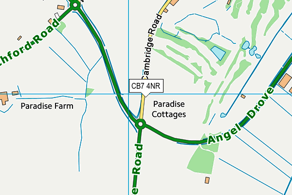 CB7 4NR map - OS VectorMap District (Ordnance Survey) CB7 4NR map - OS VectorMap District (Ordnance Survey)