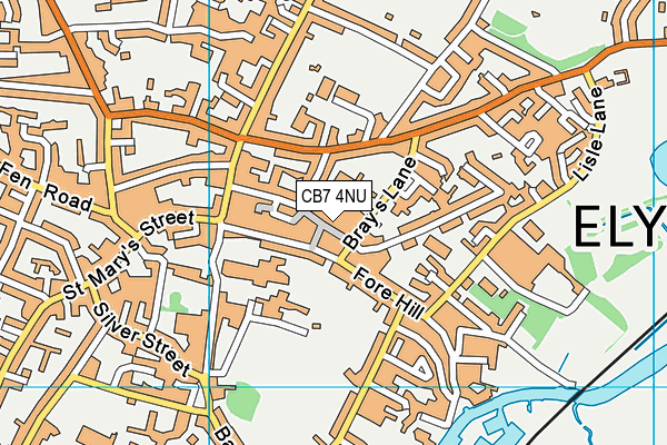 CB7 4NU map - OS VectorMap District (Ordnance Survey) CB7 4NU map - OS VectorMap District (Ordnance Survey)