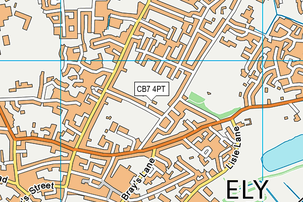 CB7 4PT map - OS VectorMap District (Ordnance Survey) CB7 4PT map - OS VectorMap District (Ordnance Survey)